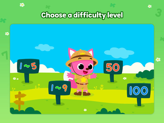 Pinkfong Numbers Zoo iPad app afbeelding 5