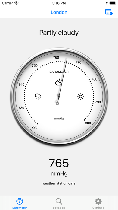 Barometer - Air Pressure Screenshot
