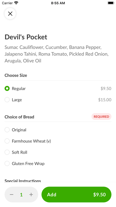 Taylor Gourmet DC Screenshot