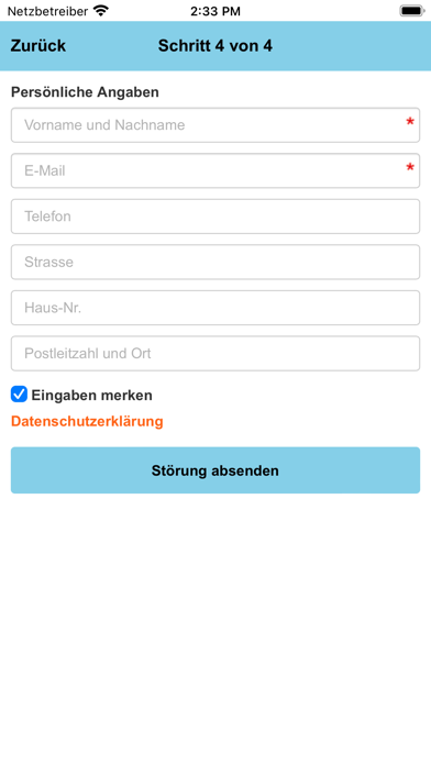 lighting outage luxBKW Screenshot