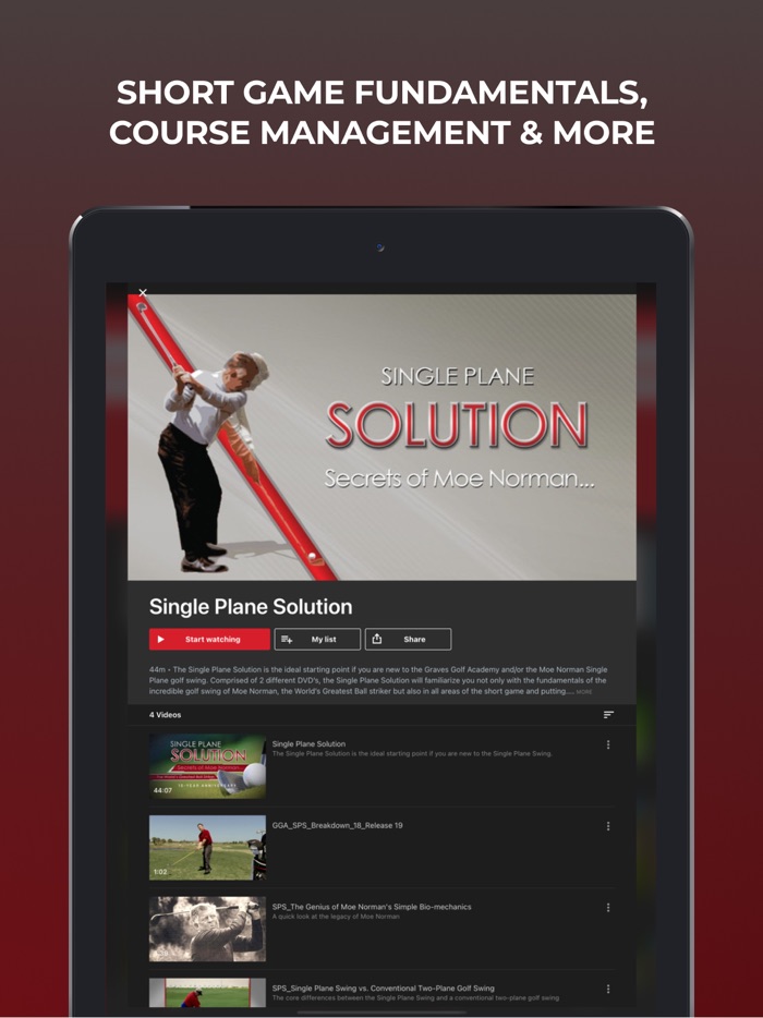 Graves Golf On-Demand