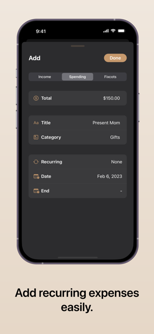 ‎2Spend: Expense tracker Screenshot