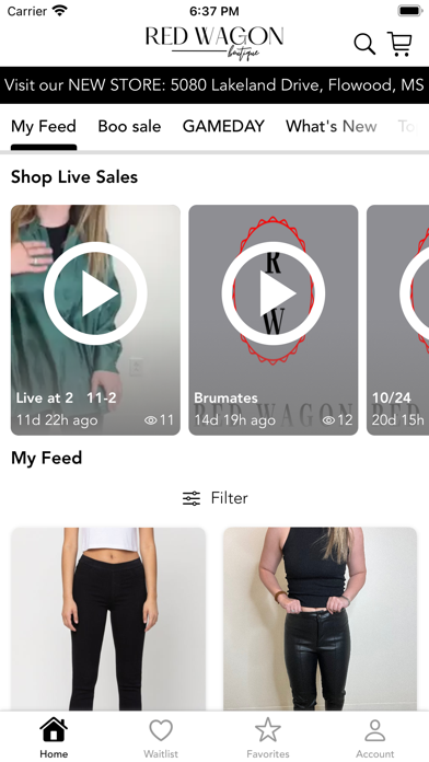 Red Wagon Boutique Screenshot