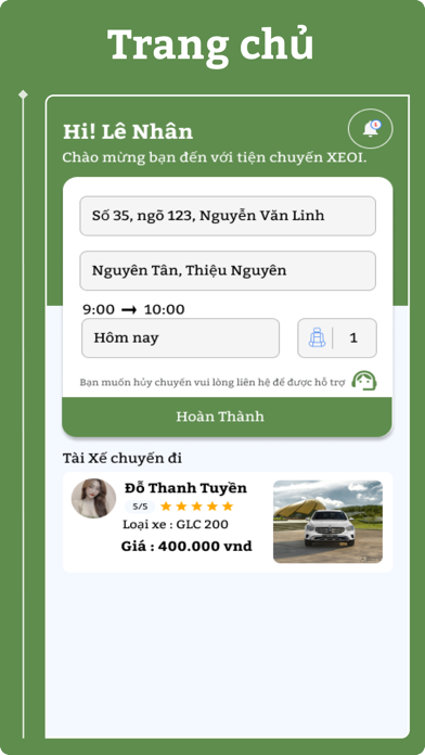 XEOI - Tiện Chuyến Screenshot