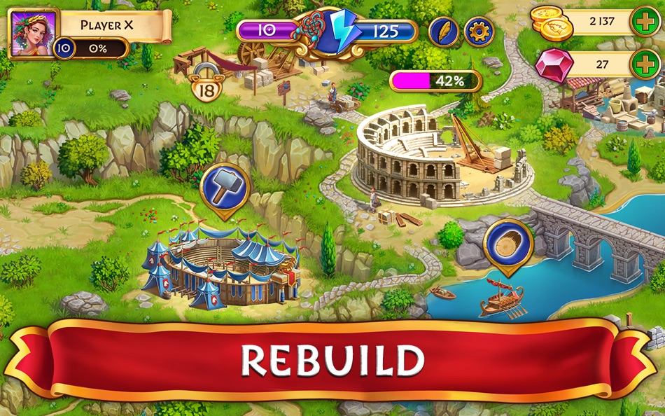 #2. Jewels of Rome: Match-3 Puzzle (macOS) di: G5 Entertainment AB
