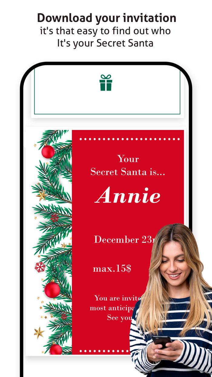 Santa´s secret gift raffle