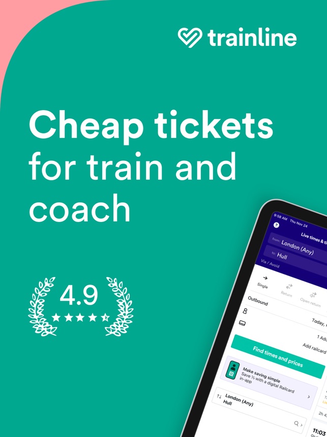 Trainline: Book train tickets on the App Store