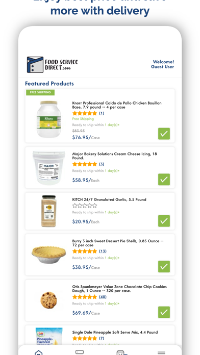 FoodServiceDirect Screenshot