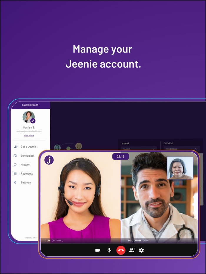 Jeenie 24-7 Live Interpreting