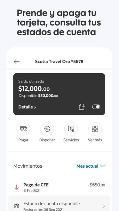 ScotiaMóvil MX Screenshot