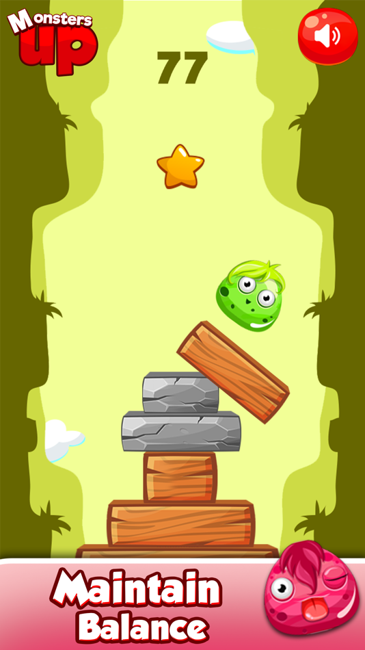 #2. Monsters UP - Jump Jump (iOS) 由: GAMESFLY TECHNOLOGIES PRIVATE LIMITED