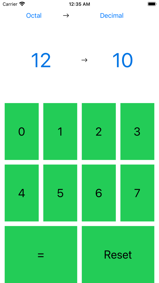 #2. AllBaseConvert (iOS) By: Amrit Duwal