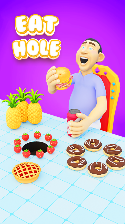 #1. Eat Hole Attack Game (iOS) Podle: Adnan Sohail