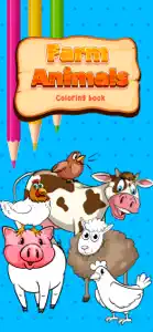 Farm Animals Coloring Pages screenshot #1 for iPhone