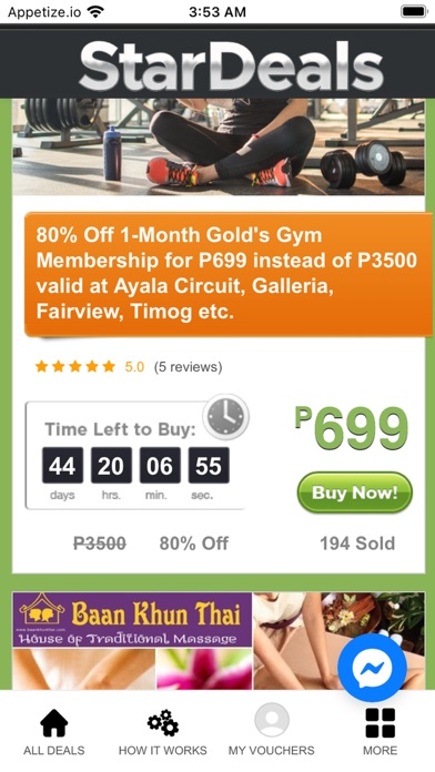 StarDeals Screenshot