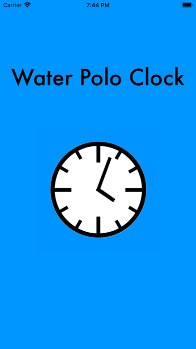 Water Polo Clock Screenshot