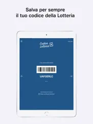 codice lotteria scontrini app iPad Captures Décran 1