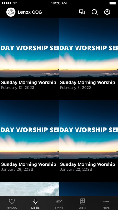 Lenox Church of God Screenshot