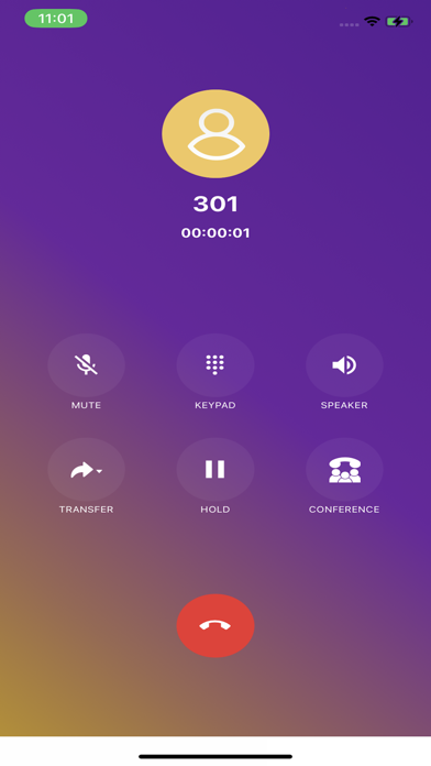 CloudPLAY Softphone Screenshot