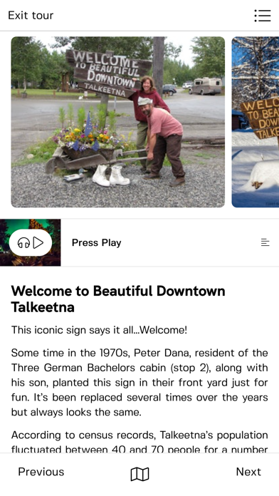 Talkeetna Historic Tour Screenshot