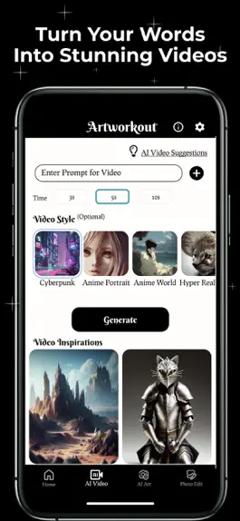 Game screenshot Artworkout: AI Video Photo App mod apk