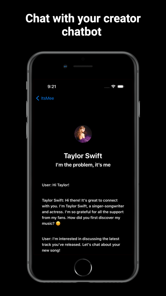 #2. ItsMee,AI chatbot for creators (iOS) 由: Shobhana Yadav