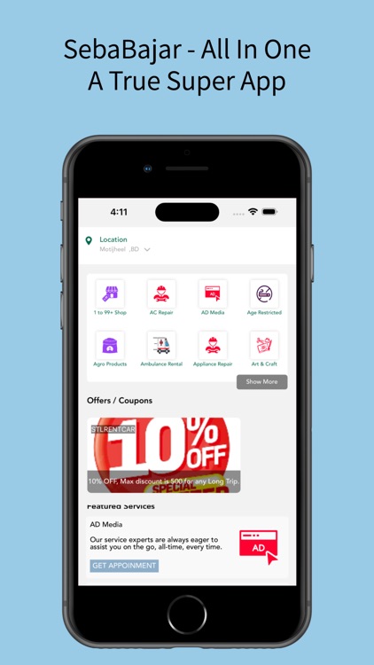 SebaBajar: Rides and Services