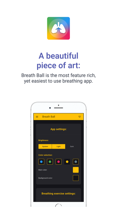 Breath Ball Breathing Exercise Screenshot