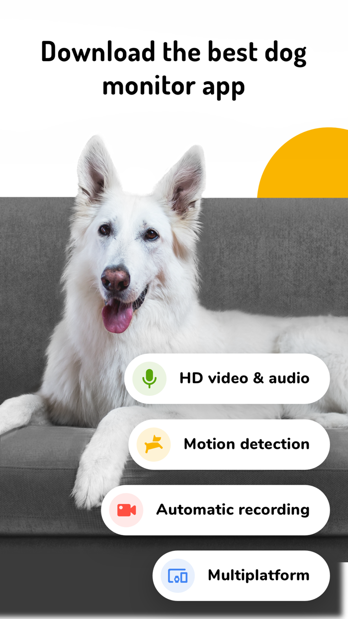 Barkio Dog Monitor and Pet Cam