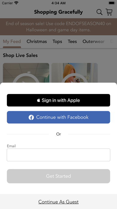 Shopping Gracefully Screenshot