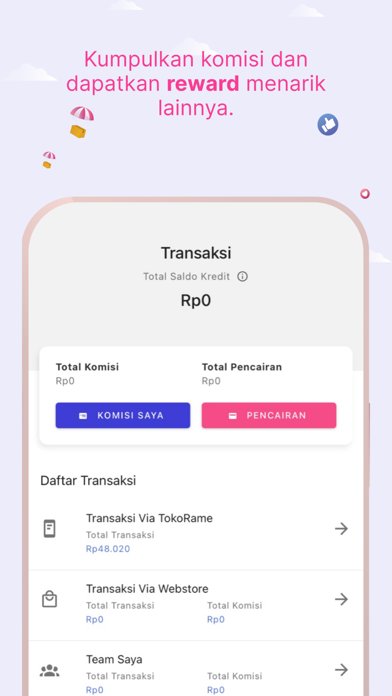 Tokorame Seller App Screenshot
