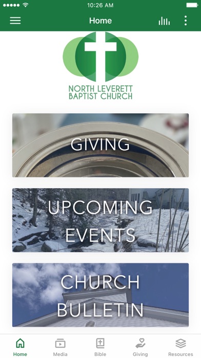 North Leverett Baptist Church Screenshot