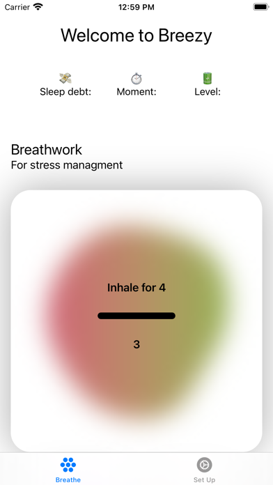 Breezy: Smart Breaths Screenshot