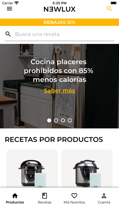 Newlux Recipes Screenshot