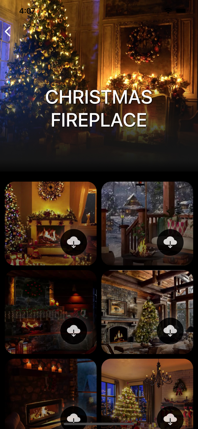 Cozy Christmas Fireplace.