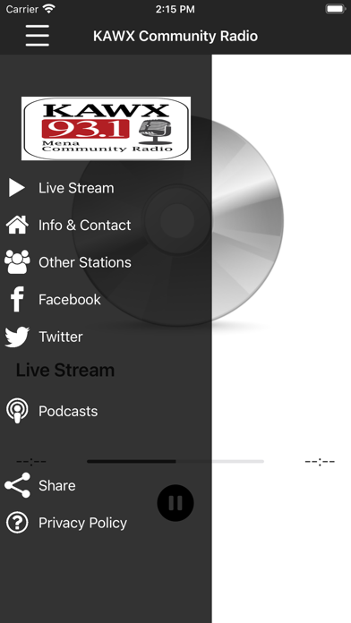 KAWX Radio Screenshot