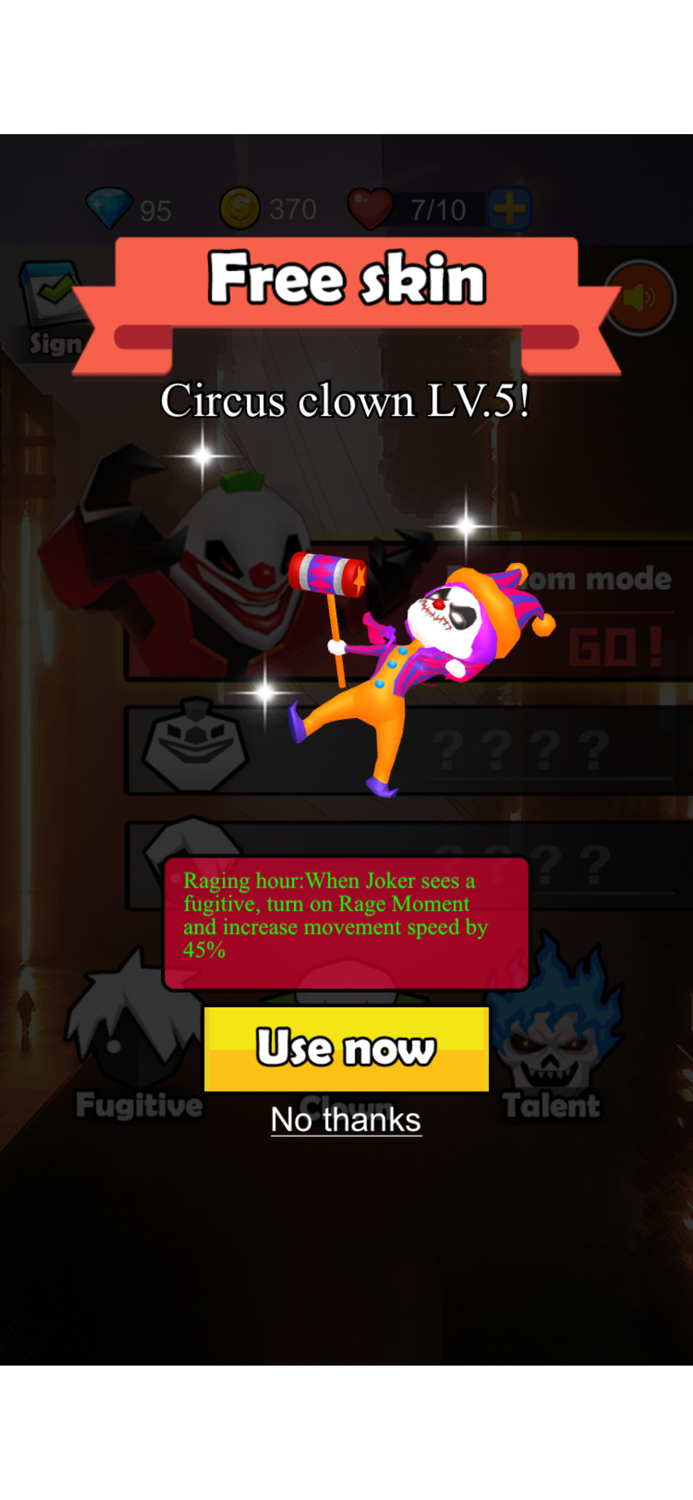 Clown Park Hide and Seek