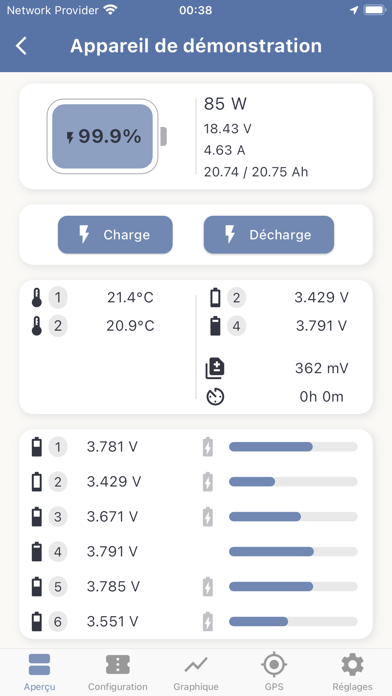 Screenshot #3 pour SmartBMS Utility