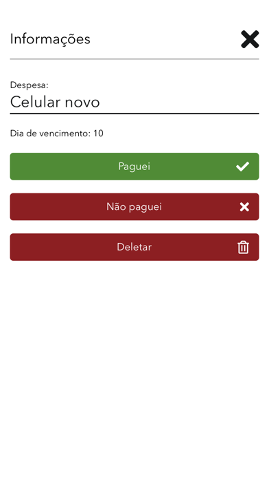 Despesas Mensais App Screenshot