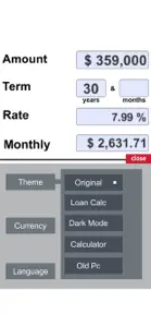 Loan Calculator 2.0 screenshot #2 for iPhone