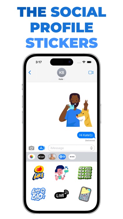 The Social Profile stickers