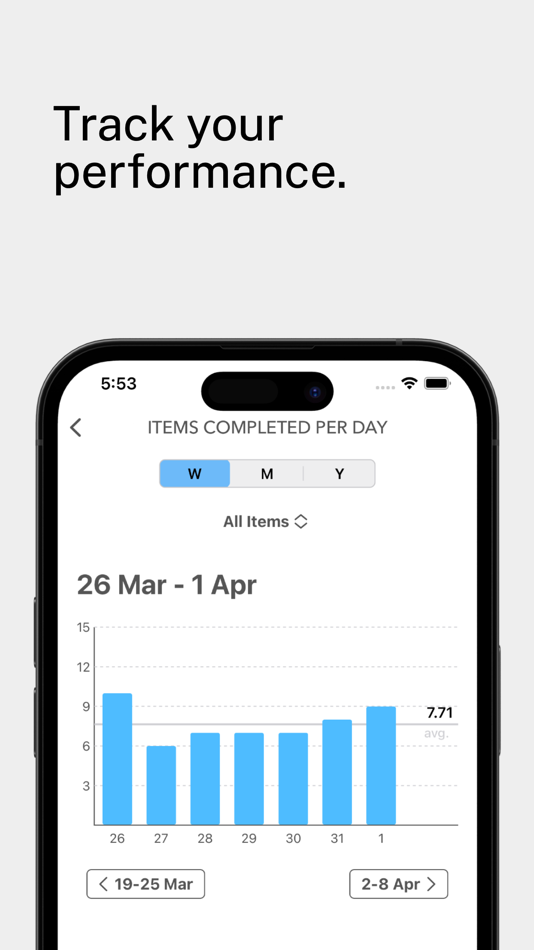 #6. DailyList: Daily ToDo List (iOS) 由: Ben Reynolds