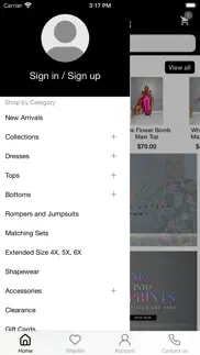 curvaceous boutique iphone screenshot 2