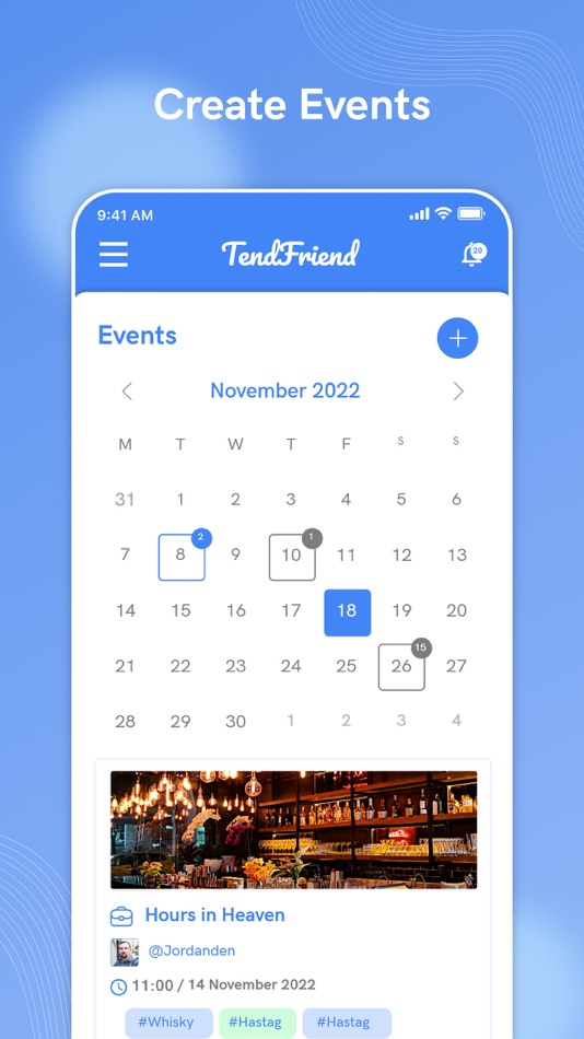 #2. TendFriend (iOS) 由: Hiteshkumar Patel
