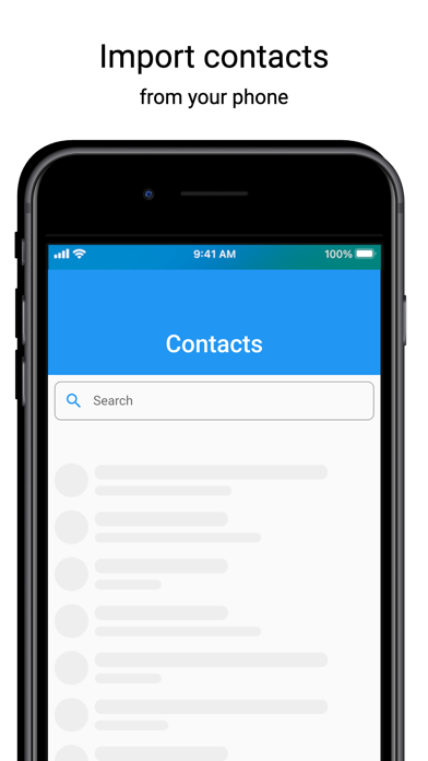 CueCard: addresses and cards Screenshot