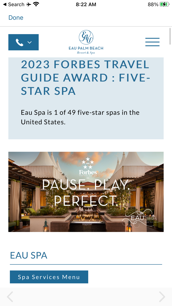 Eau Palm Beach Resort and Spa