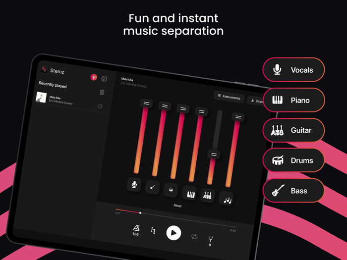Stemz AI Tool for Musicians
