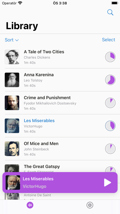 Audio Book Player - Okusana Screenshot