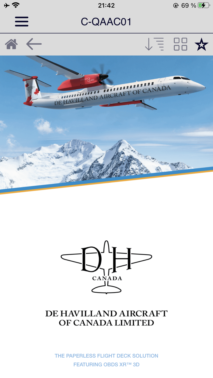 De Havilland Flight Deck