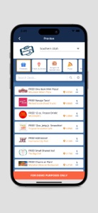 Starving Student Card App screenshot #2 for iPhone